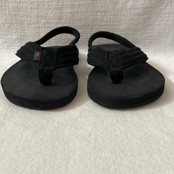 Rainbow Flip Flops with back strap toddler size 9/10 - Picture 2 of 11